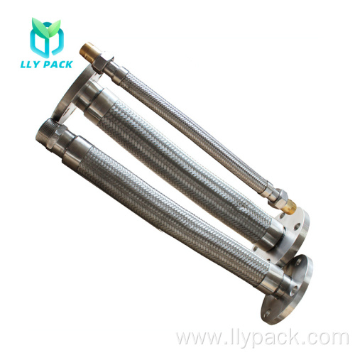 Stainless steel flexible metal braided tube